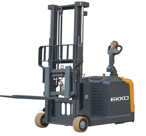EKKO EK14S-130 Counterbalanced Stacker with Side Shift   3,300 lb Capacity