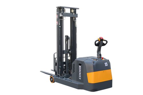 EKKO EH15T Moving Mast Walkie Reach Truck   3,300 lb Capacity