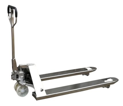 EKKO A25S Stainless Steel Manual Pallet Jack, 5,500 lb Capacity