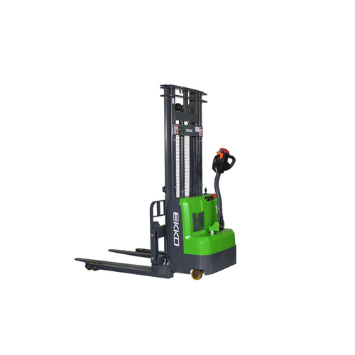 EKKO EB14C-138Li Lithium Straddle Stacker 3,000 lb Capacity, 138" Height