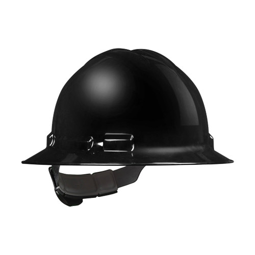 HARD HAT 4 PT. RATCHET FULL BRIM STYLE Black