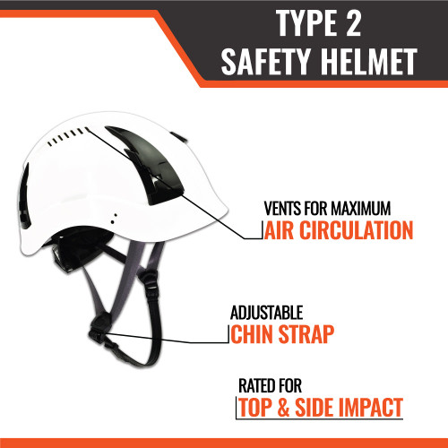 APEX Type 2 Class C Safety Helmet Grey Tinted