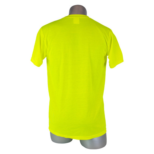High Visibility Yellow Safety Short Sleeve Shirt - S