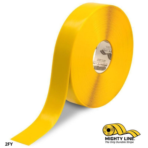 Mighty Line 2" Yellow Freezer Tape