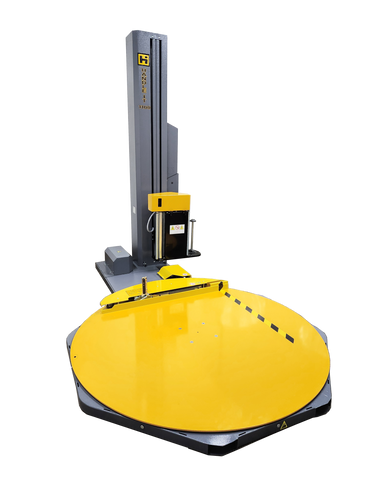 1100MC Semi-Auto Turntable Stretch Wrap Machine Mechanical Clamp & Cut