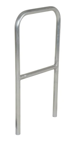 Vestil Aluminum Pipe Safety Railing - 24 In. Length - Silver