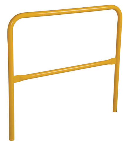 Vestil Aluminum Pipe Safety Railing - 48 In. Length - Yellow