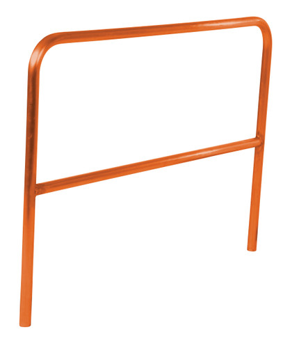 Vestil Aluminum Pipe Safety Railing - 60 In. Length - Orange