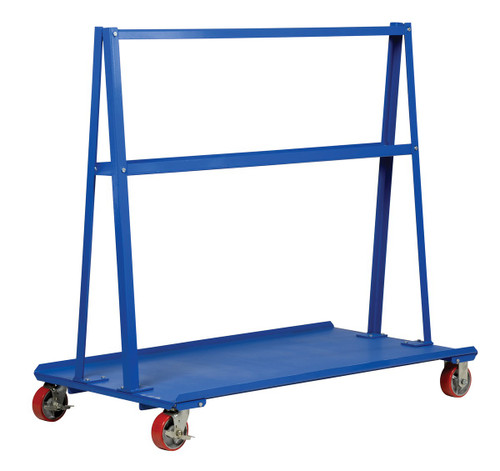Vestil Steel A-Frame Cart - 30 In. x 60 In. 2,000 lb - Blue