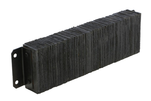 Vestil Laminated Rubber Dock Bumper - 10 In. x 36 In. x 4-1/2 In. - Black