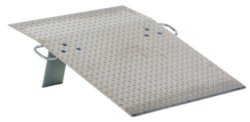 Vestil Aluminum Hand Truck Dock Plate - 30 In. x 36 In. 700 lb - Silver