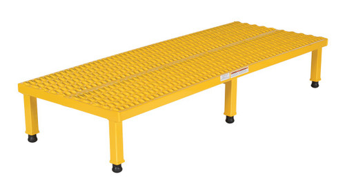 Vestil Steel Adjustable Work-Mate Stand - 60 In. x 23-1/2 In. x 10-1/2 In. 500 lb - Yellow