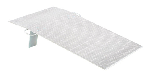 Vestil Aluminum Hand Truck Dock Plate - 30 In. x 48 In. 700 lb - Silver