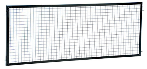 Vestil Steel Adjustable Perimeter Guard Systems Guard Panel - 3 Ft. x 8 Ft. - Black