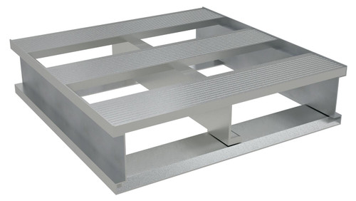 Vestil Aluminum Heavy Duty Half Pallet - 24-1/8 In. x 24 In. x 6 In. 4000 lb - Silver