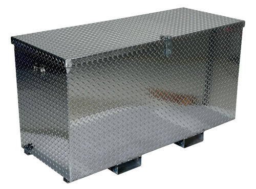 Vestil Aluminum Portable Tool Box with Fork Pockets - 24-3/4 In. x 48-3/4 In. x 39-5/8 In. 2500 lb - Silver