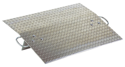 Vestil Aluminum Hand Truck Dock Plate - 36 In. x 24 In. 700 lb - Silver