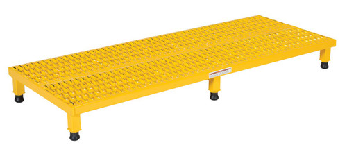Vestil Steel Adjustable Work-Mate Stand - 60 In. x 23-1/2 In. x 6-3/4 In. 500 lb - Yellow
