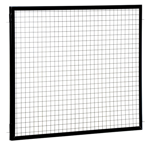 Vestil Steel Adjustable Perimeter Guard Systems Guard Panel - 4 Ft. x 5 Ft. - Black