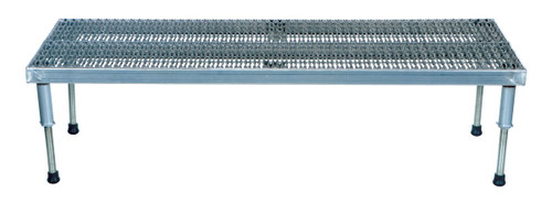 Vestil Stainless Steel Adjustable Work-Mate Stand - 72 In. x 23-1/2 In. x 10-1/2 In. 500 lb - Silver