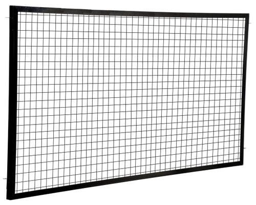 Vestil Steel Adjustable Perimeter Guard Systems Guard Panel - 4 Ft. x 8 Ft. - Black