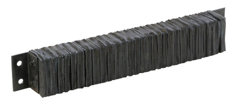 Vestil Laminated Rubber Dock Bumper - 6 In. x 36 In. x 4-1/2 In. - Black