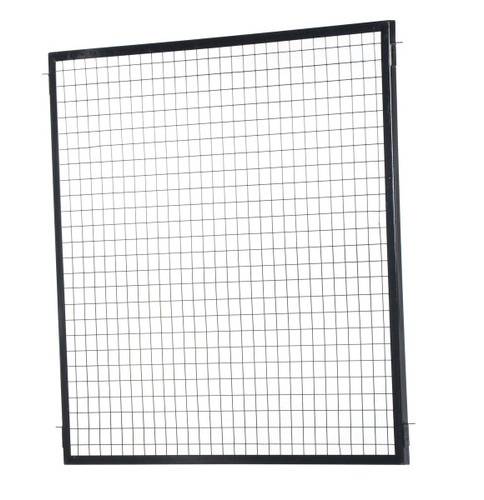 Vestil Steel Adjustable Perimeter Guard Systems Guard Panel - 5 Ft. x 5 Ft. - Black