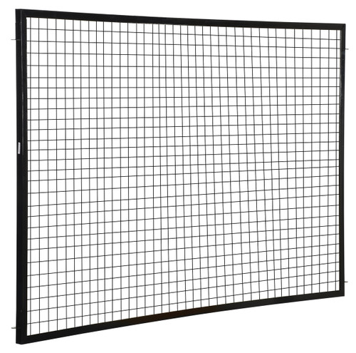 Vestil Steel Adjustable Perimeter Guard Systems Guard Panel - 5 Ft. x 8 Ft. - Black