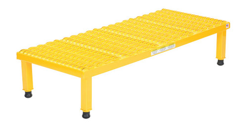 Vestil Steel Adjustable Work-Mate Stand - 47 In. x 19-9/16 In. x 10-1/2 In. 500 lb - Yellow