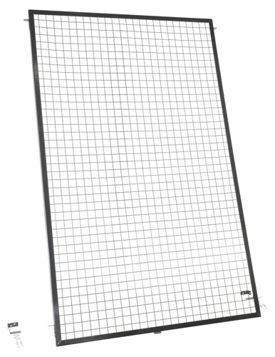 Vestil Steel Adjustable Perimeter Guard Systems Guard Panel - 8 Ft. x 5 Ft. - Black