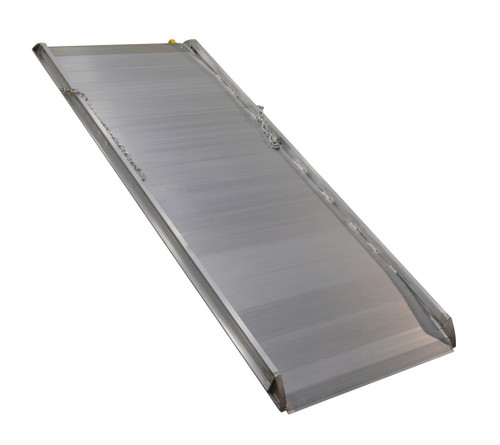 Vestil Aluminum Wheel Walk Ramp Steel Hook Style - 99-1/4 In. x 38 In. 2500 lb - Silver