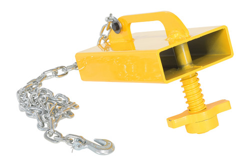 Vestil Replacement Tow Bar Pocket For Steel and Aluminum Yard Ramps - Yellow