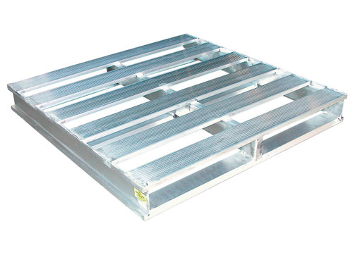 Vestil Aluminum Heavy Duty Pallet - 48 In. x 48-1/8 In. x 6 In. 6000 lb - Silver