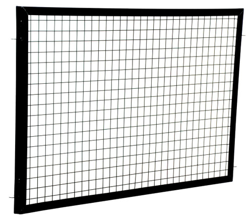 Vestil Steel Adjustable Perimeter Guard Systems Guard Panel - 3 Ft. x 5 Ft. - Black