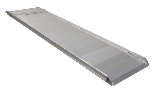 Vestil Aluminum Wheel Walk Ramp Overlapping Style - 144 In. x 38 In. 1900 lb - Silver