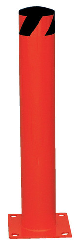 Vestil Steel Pipe Safety Bollard - 36 In. x 5-1/2 In. - Red