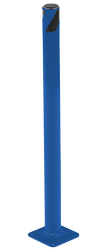 Vestil Steel Pipe Safety Bollard - 24 In. x 1-3/4 In. - Blue