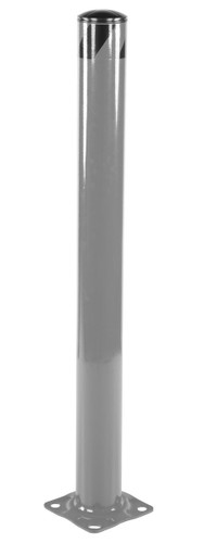 Vestil Steel Pipe Safety Bollard - 48 In. x 5-1/2 In. - Gray Semi Gloss