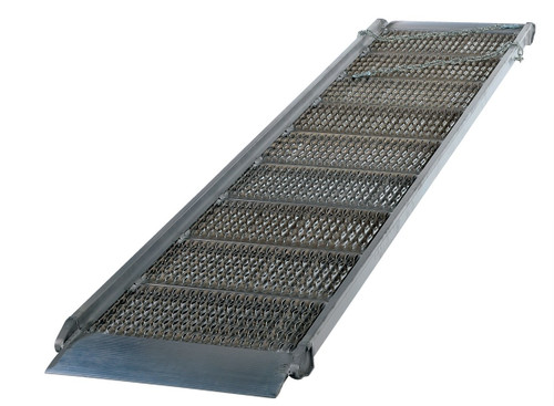 Vestil Aluminum Grip-Strut Walk Ramps - 143-3/4 In. x 39-3/8 In. 1900 lb - Silver