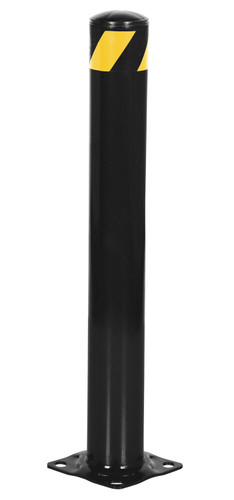 Vestil Steel Pipe Safety Bollard - 36 In. x 4-1/2 In. - Black