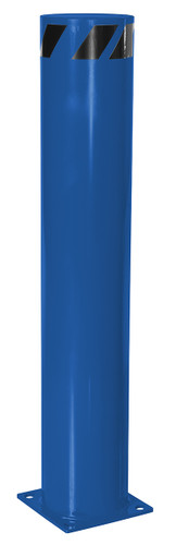 Vestil Steel Pipe Safety Bollard - 48 In. x 8-1/2 In. - Blue