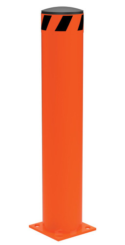 Vestil Steel Pipe Safety Bollard - 36 In. x 6-1/2 In. - Orange