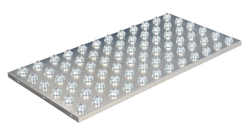 Vestil Steel Transfer Platform - 24 In. x 48 In. 75 lb - Silver