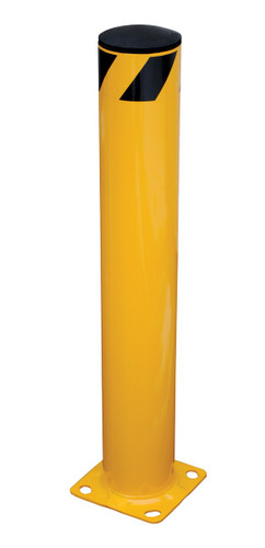 Vestil Steel Pipe Safety Bollard - 36 In. x 5-1/2 In. - Yellow