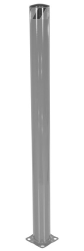 Vestil Steel Pipe Safety Bollard - 62 In. x 4-1/2 In. - Gray Semi Gloss