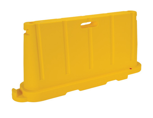 Vestil Polyethylene Stackable Barricade - 76-1/2 In. x 16 In. x 36 In. - Yellow