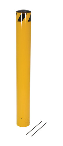 Vestil Steel Pour In Place Bollard - 36 In. x 4-1/2 In. - Yellow