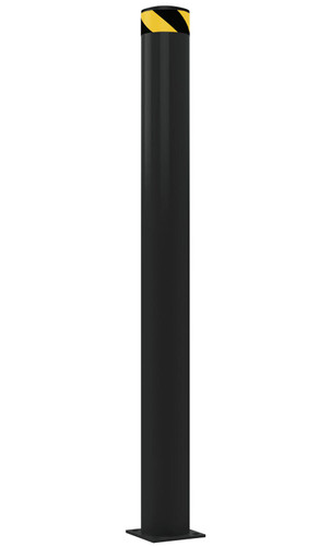 Vestil Steel Pipe Safety Bollard - 72 In. x 6-1/2 In. - Black