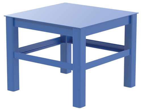 Vestil Factory Installed Steel Elevated Bases for Carousels - 30 In. x 24 In. 4000 lb - Blue