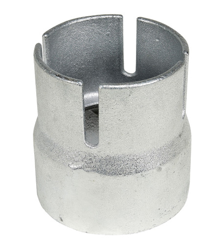 Vestil Cast Steel Bollard Chain Cap Retro-Fit - 4-1/2 In. - Silver